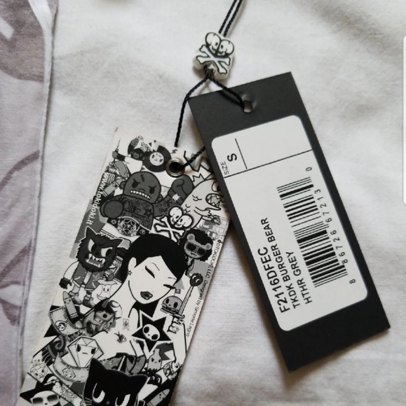 Tokidoki burger bear t-shirt NEW with tag - Picture 2 of 8